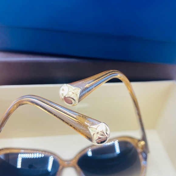 Louis Vuitton AVA Tortoise Obsession Z0806W sunglasses brown shimmering oval - Picture 7 of 11